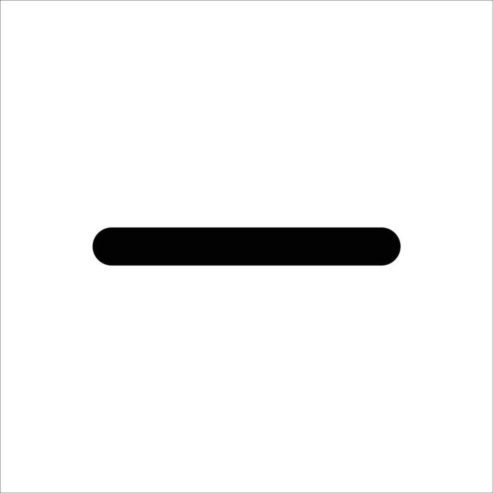 Minus Action Icon vector