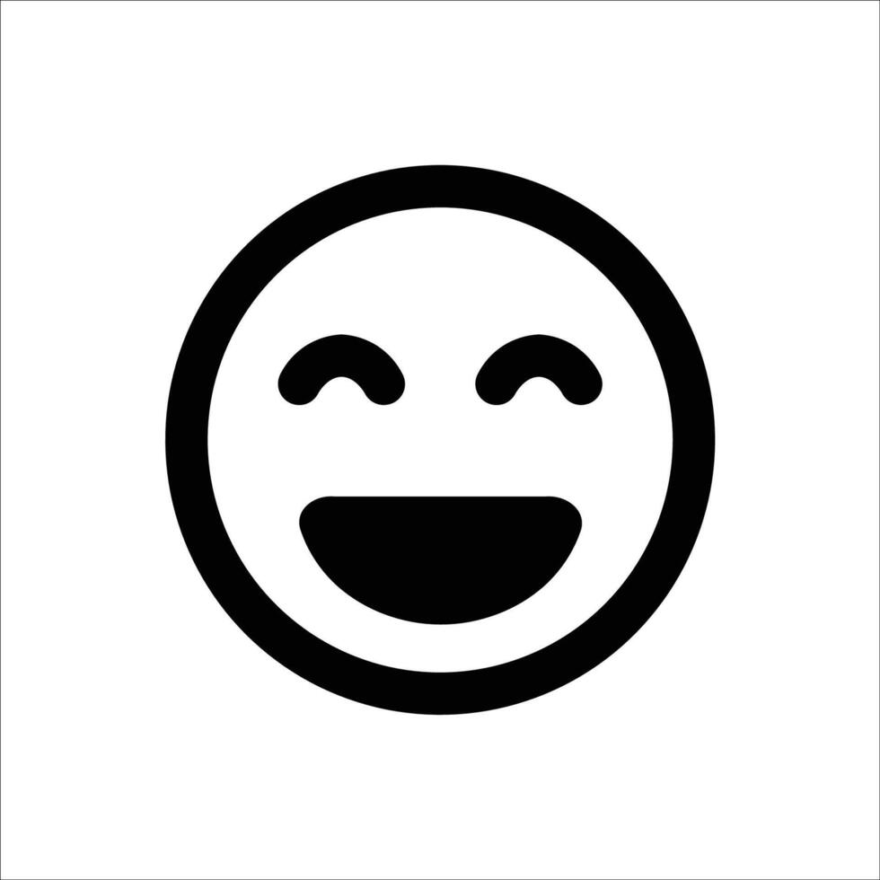 Smile Icon satisfication vector