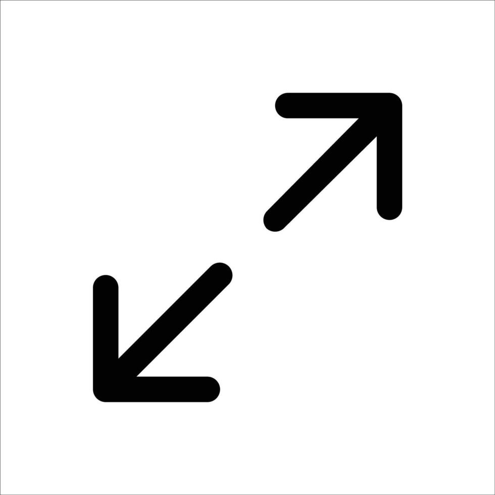 Expand Action Icon vector