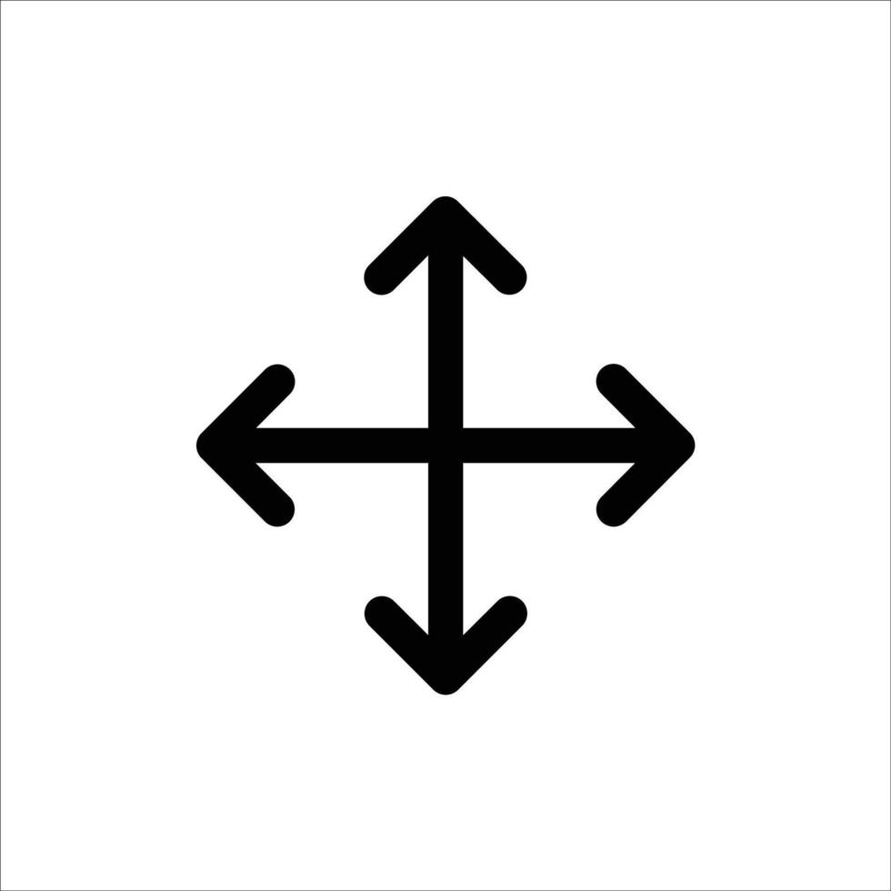 Move Action Icon vector