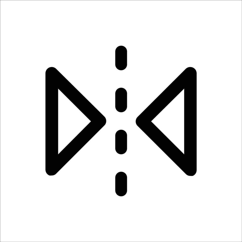 Flip Action Icon vector