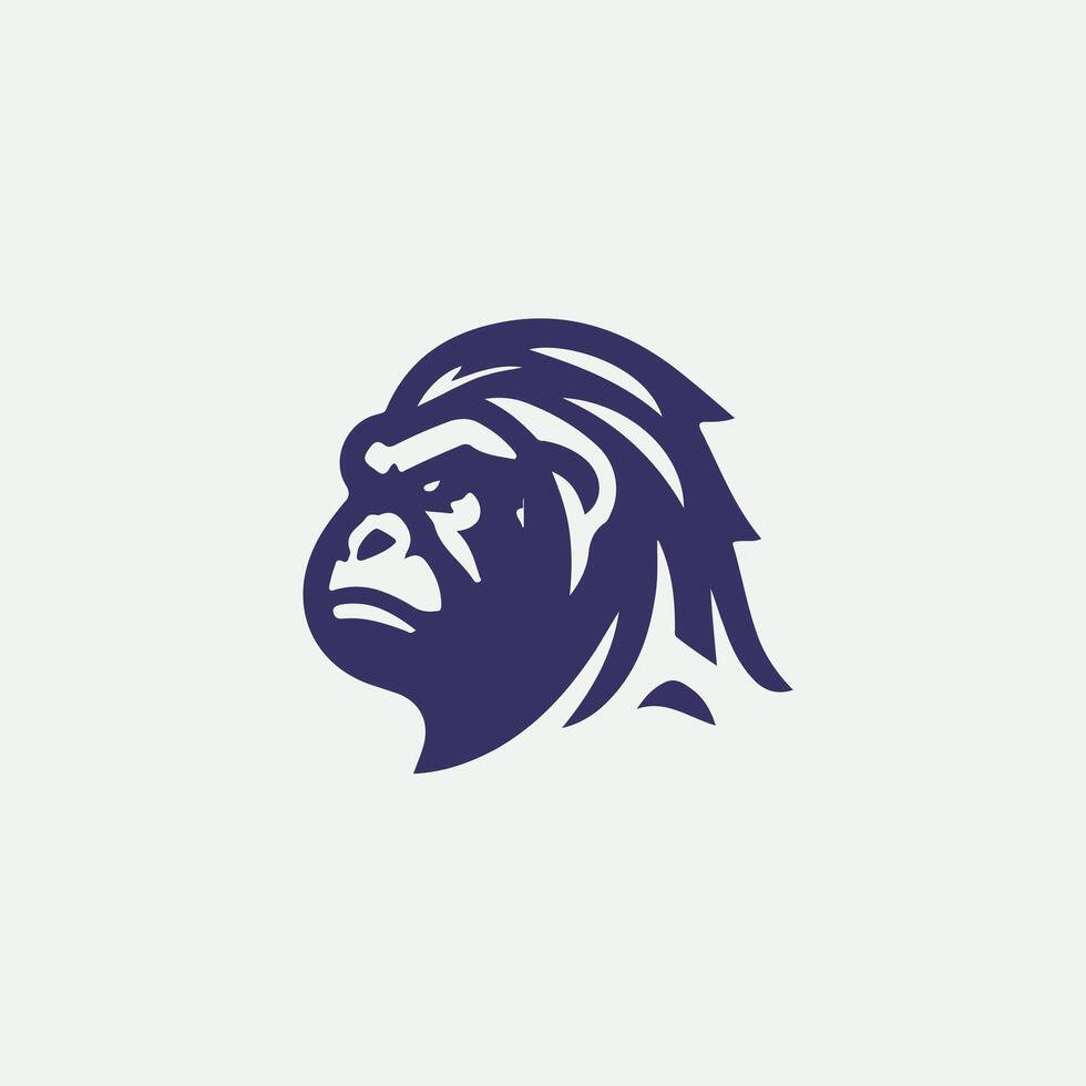 King of the Shadows gorilla design vector