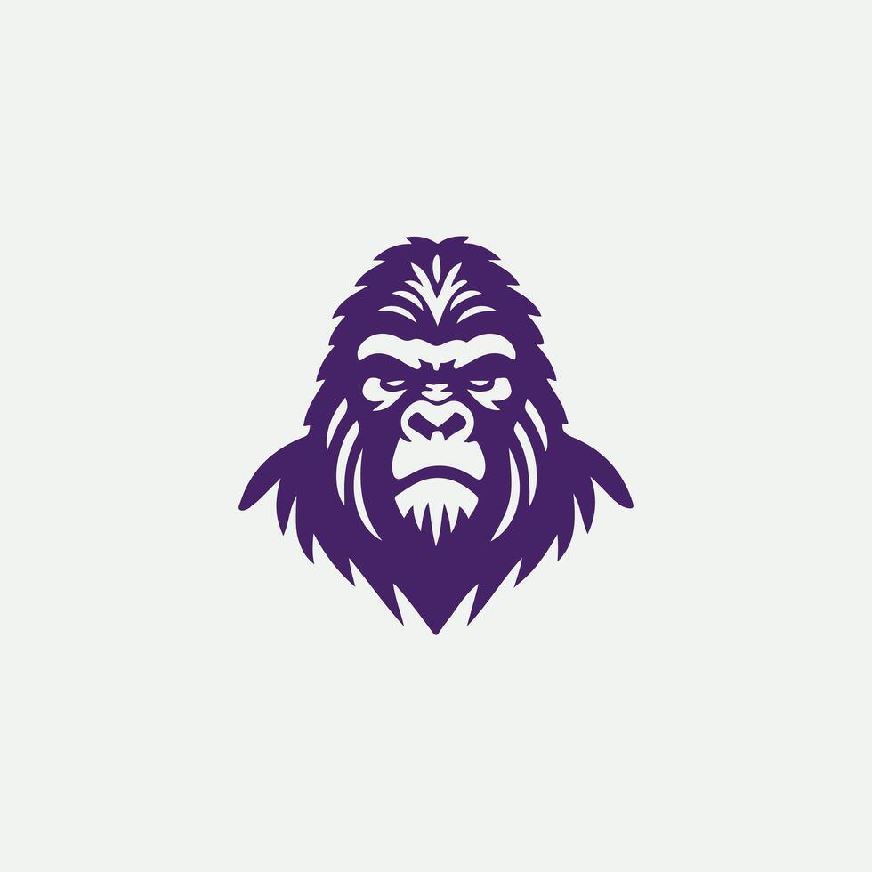 Jungle Overlord gorilla design vector