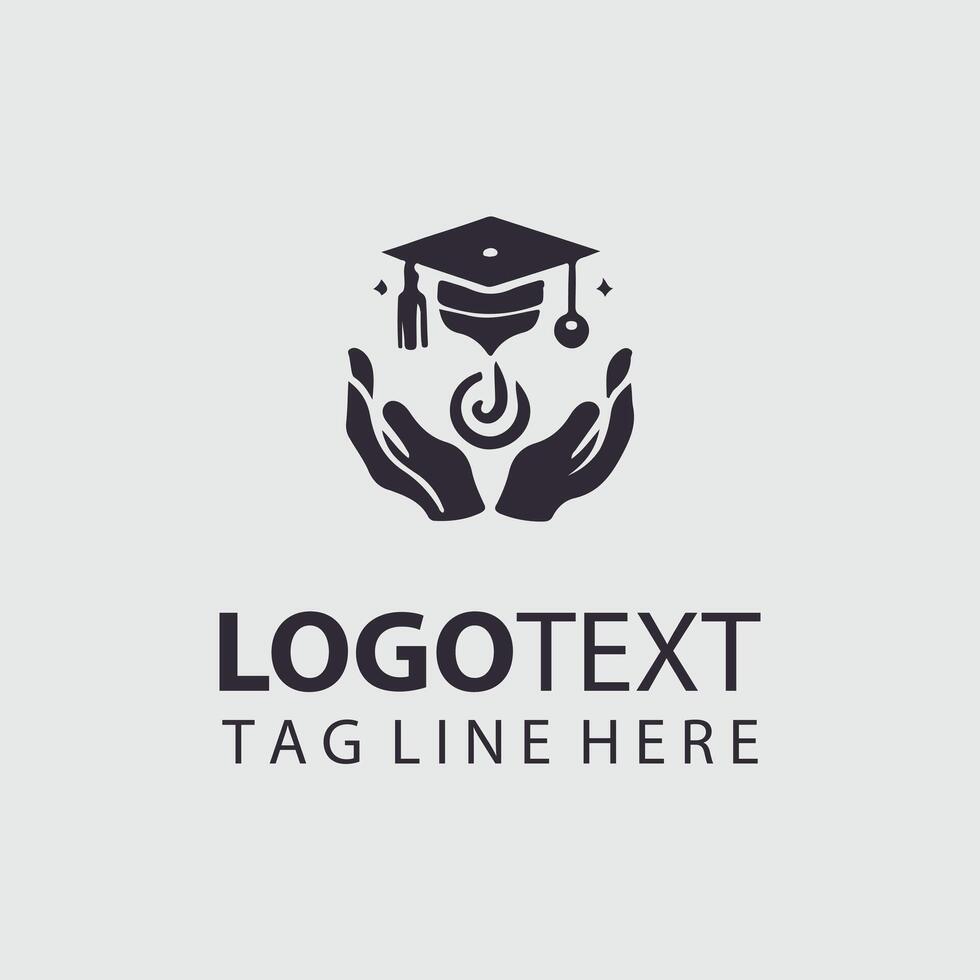 Tassels and Triumph Graduation Caps vector
