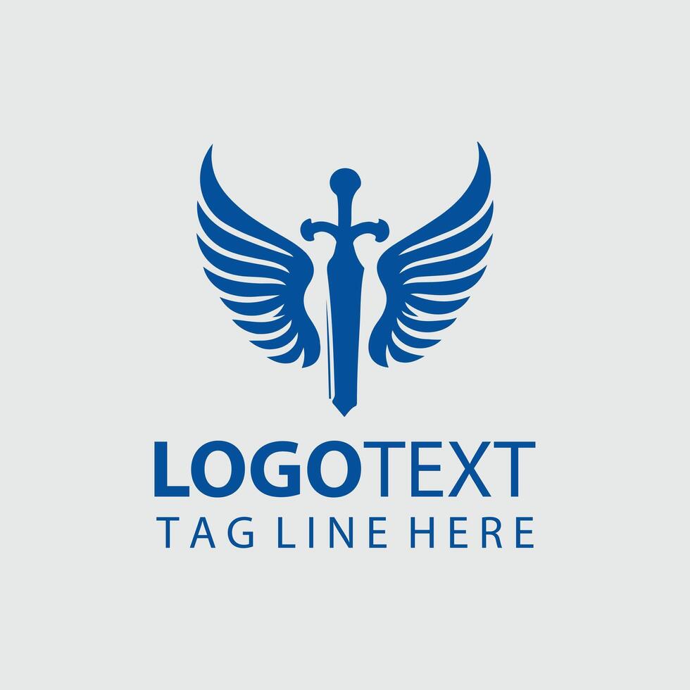 Aero Glide Wings Logo Design vector