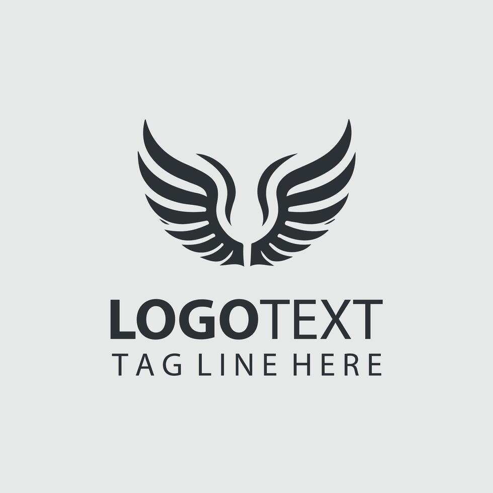 Wing Flight Logo vector