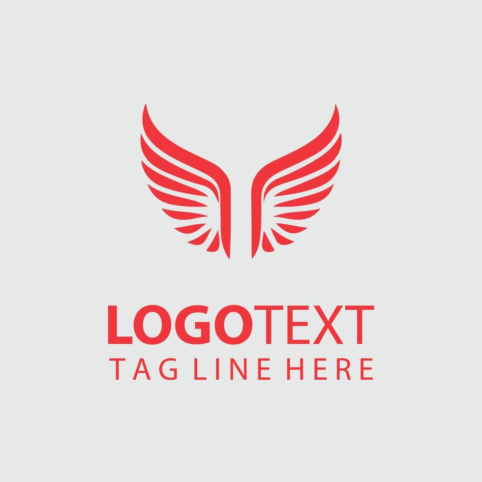 Sky Vistas Wings Logo Design vector
