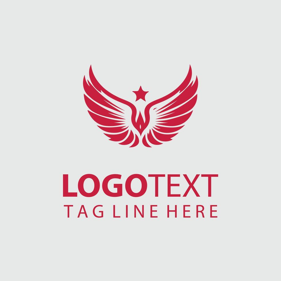 Soar Vision Wings Logo Design vector