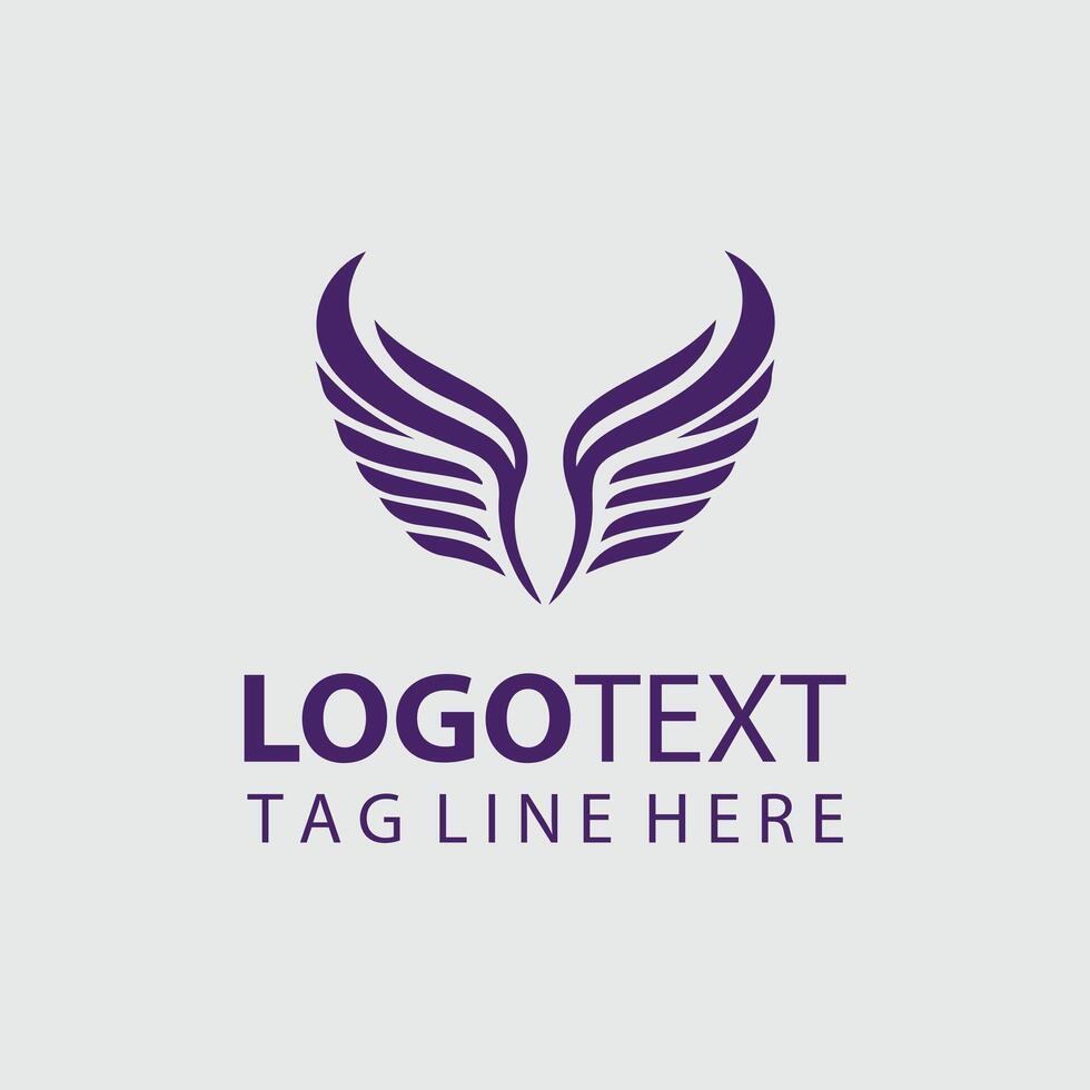 Epic Wings Logo Design vector