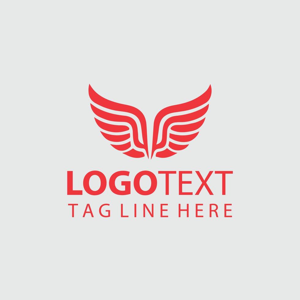 Wings of Dawn Logo Design vector