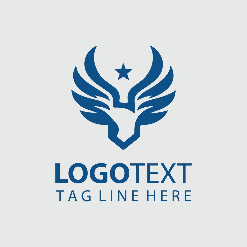 Rapid Fly Wings Logo Design vector