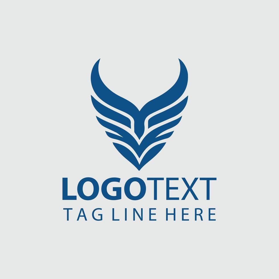 Aero Vision Wings Logo Design vector