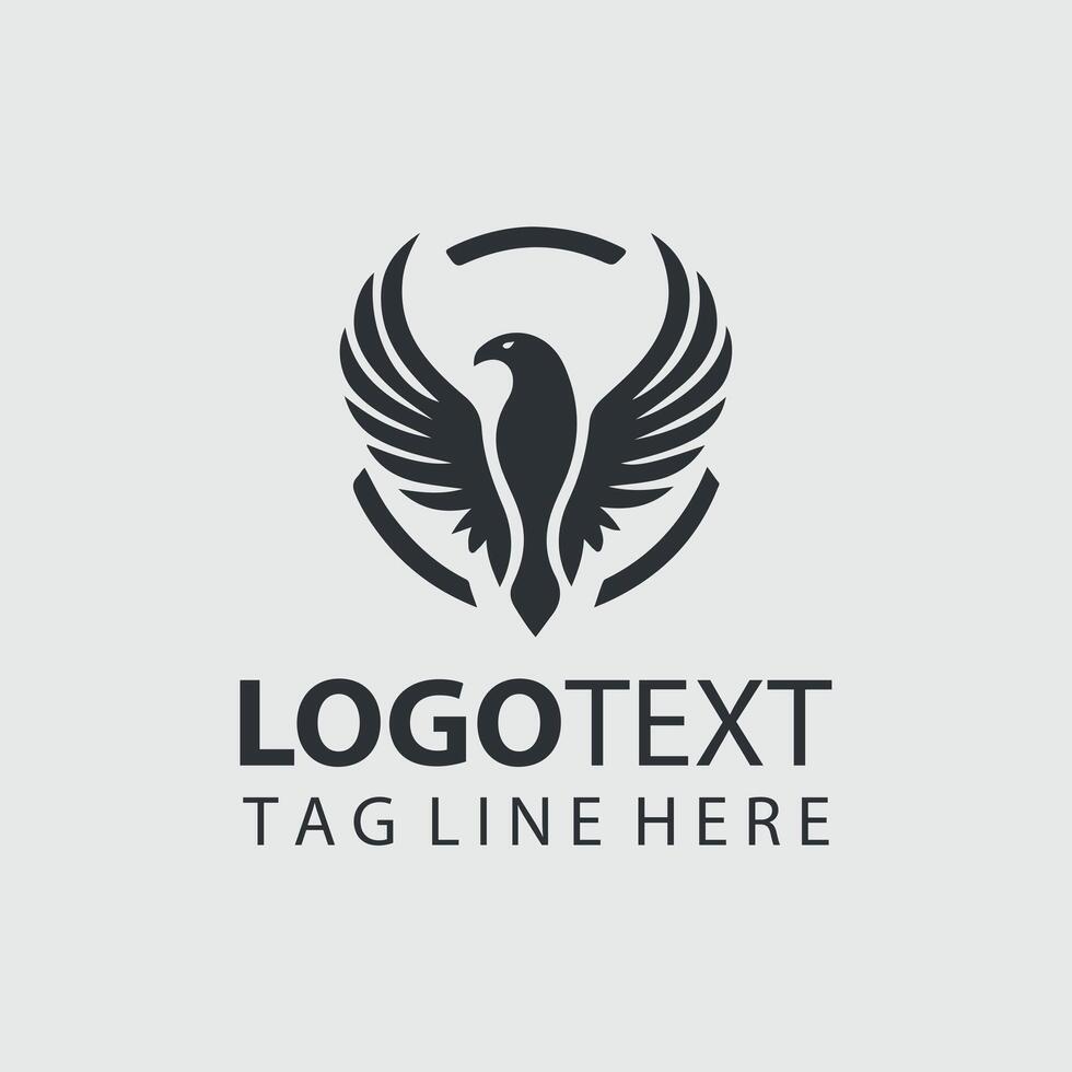 Wings of Valor Logo Design vector