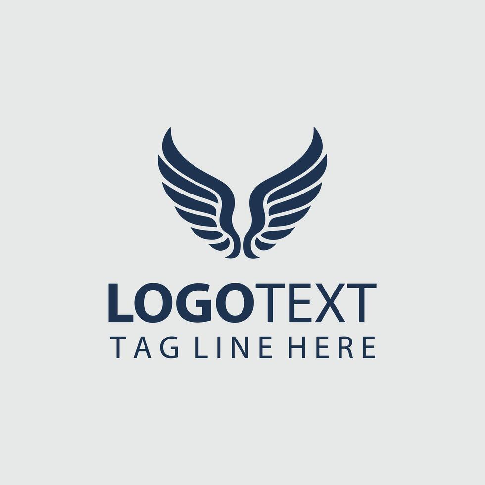 Eternal Flight Wings Design vector