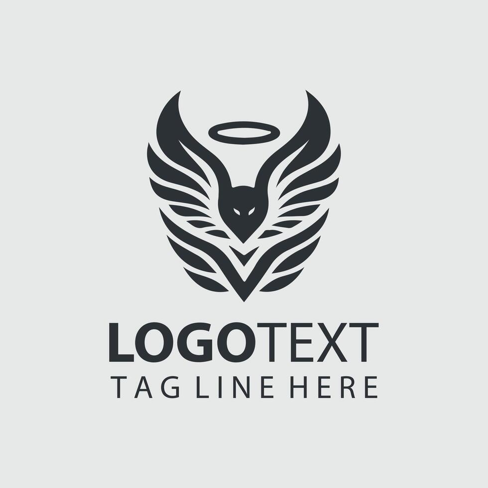 Glide Craft Wings Logo Design vector