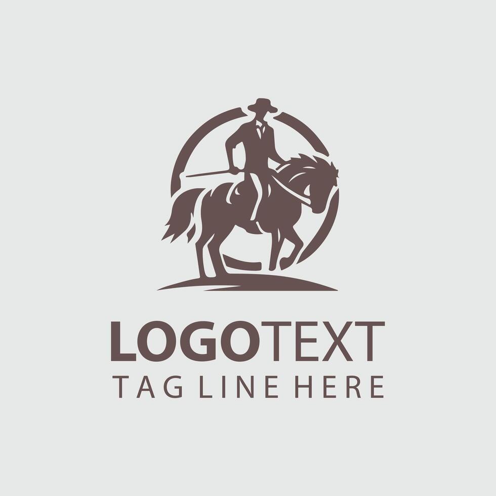 Trail Kings Horse rider vector