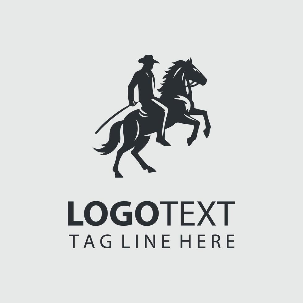Horse Haven Horse rider vector