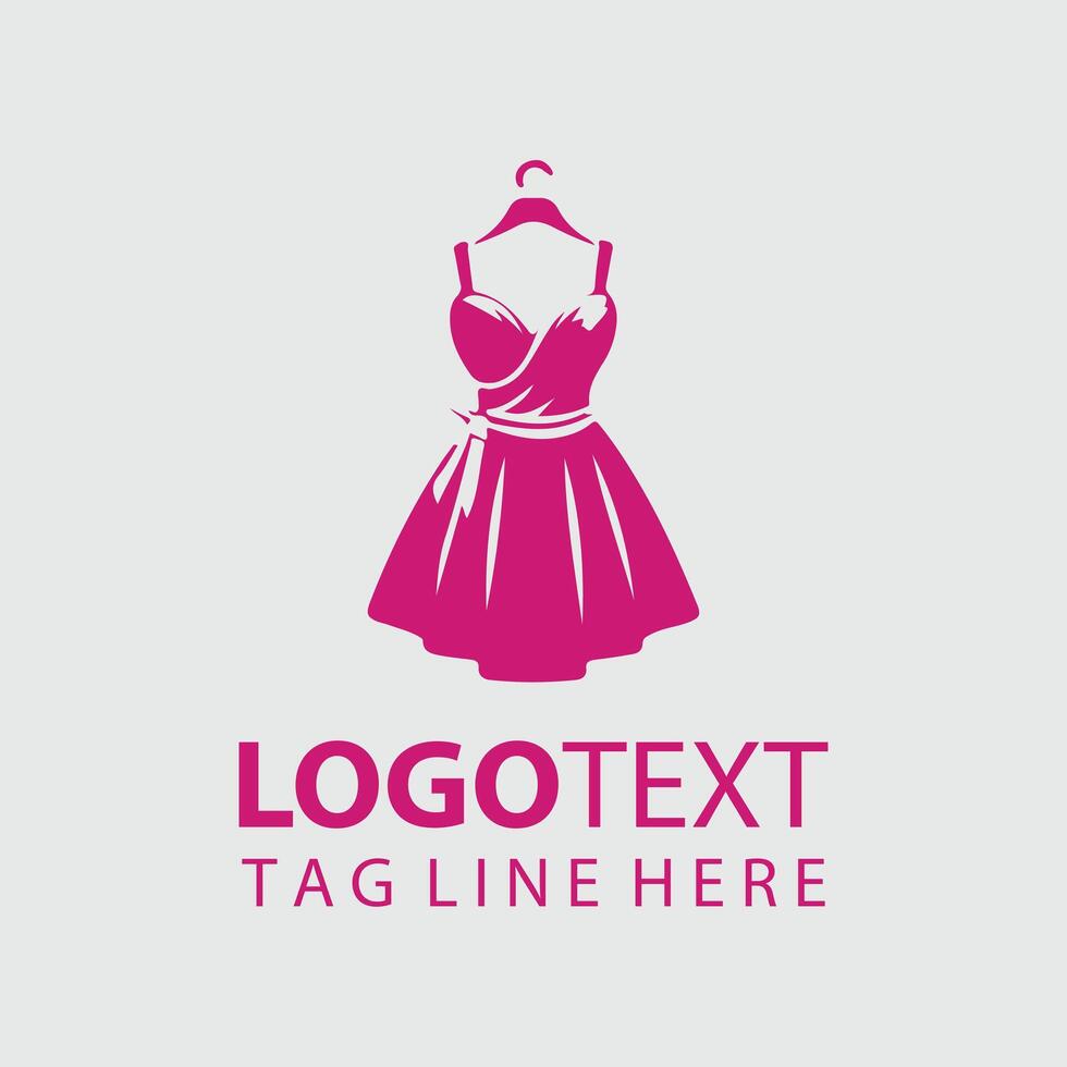 Purely Poise Woman Dress Logo vector