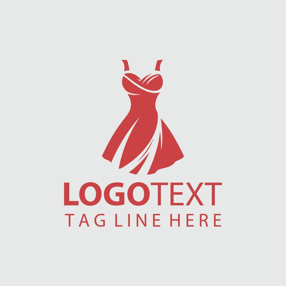 Lavish Lace Woman Dress Logo vector