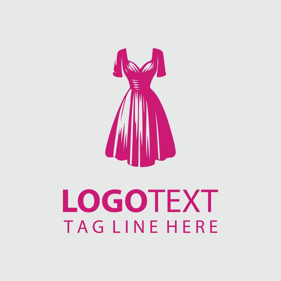 Elara Elegance Woman Dress Logo vector