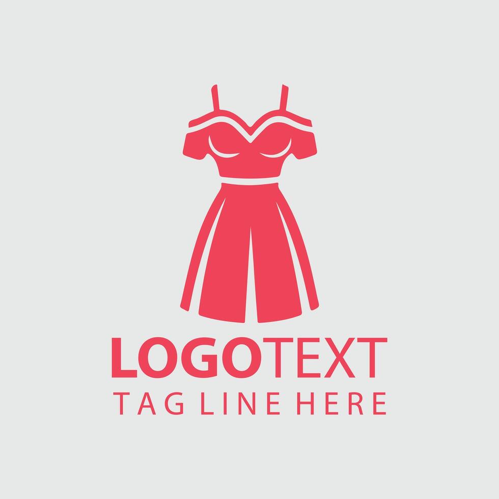 Misty Glow Woman Dress Logo vector