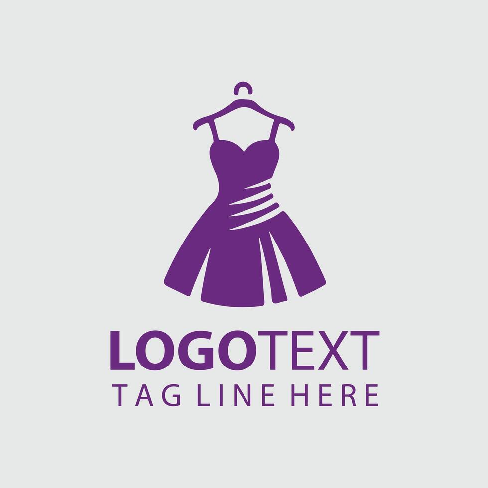 Silk Aura Woman Dress Logo vector