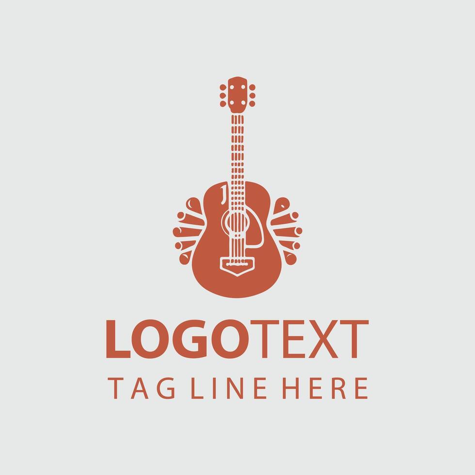 Blaze Tone Guiter Design vector