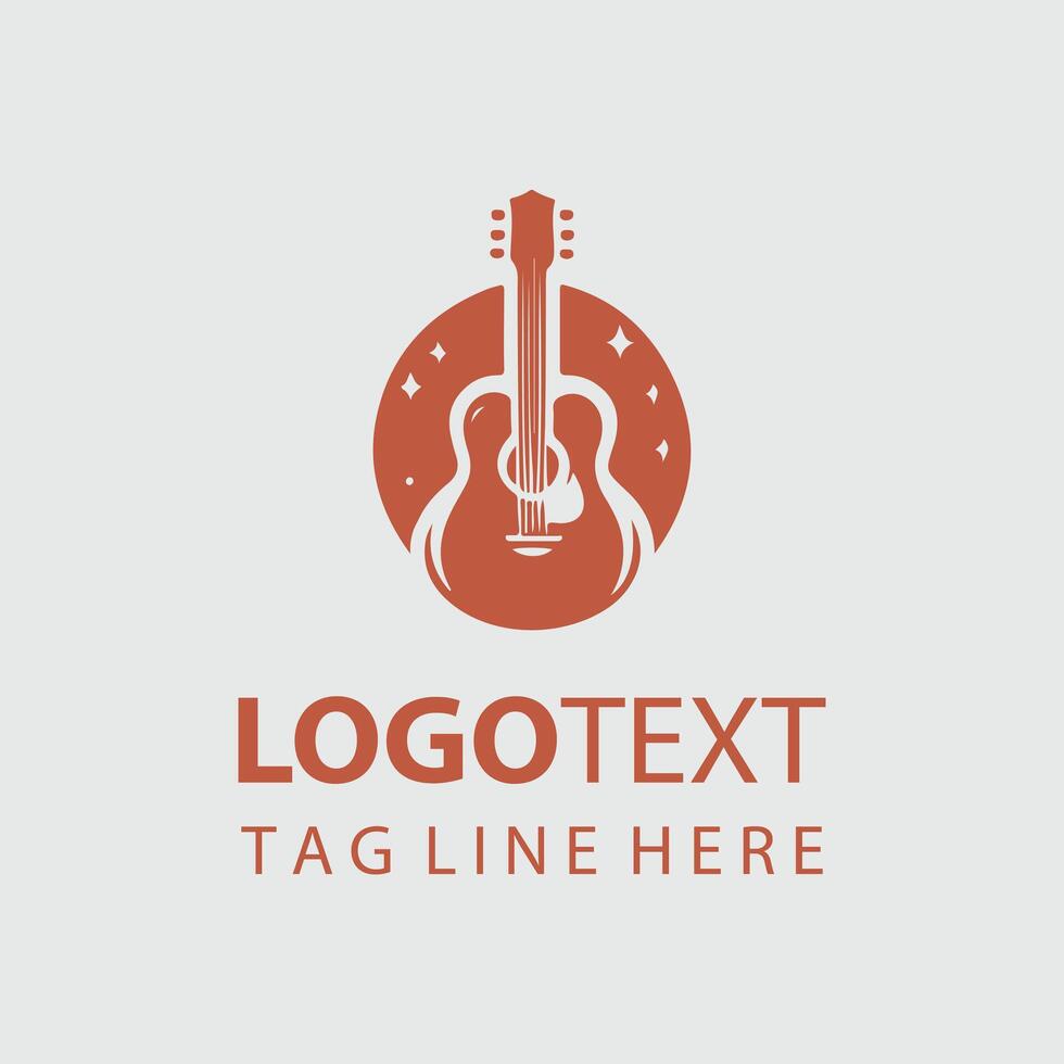Sonic Strings Guiter Design vector