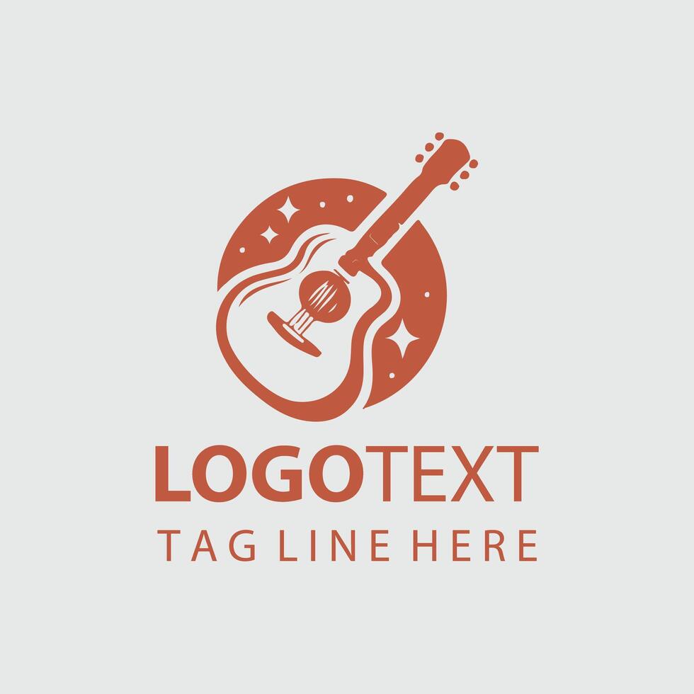 Vibe Tone Guiter Design vector