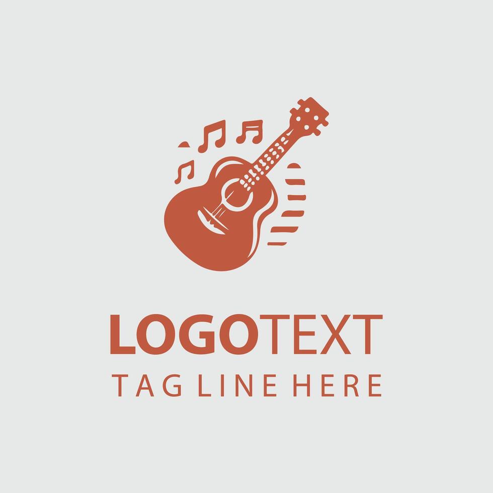 Strum Master Guiter Design vector