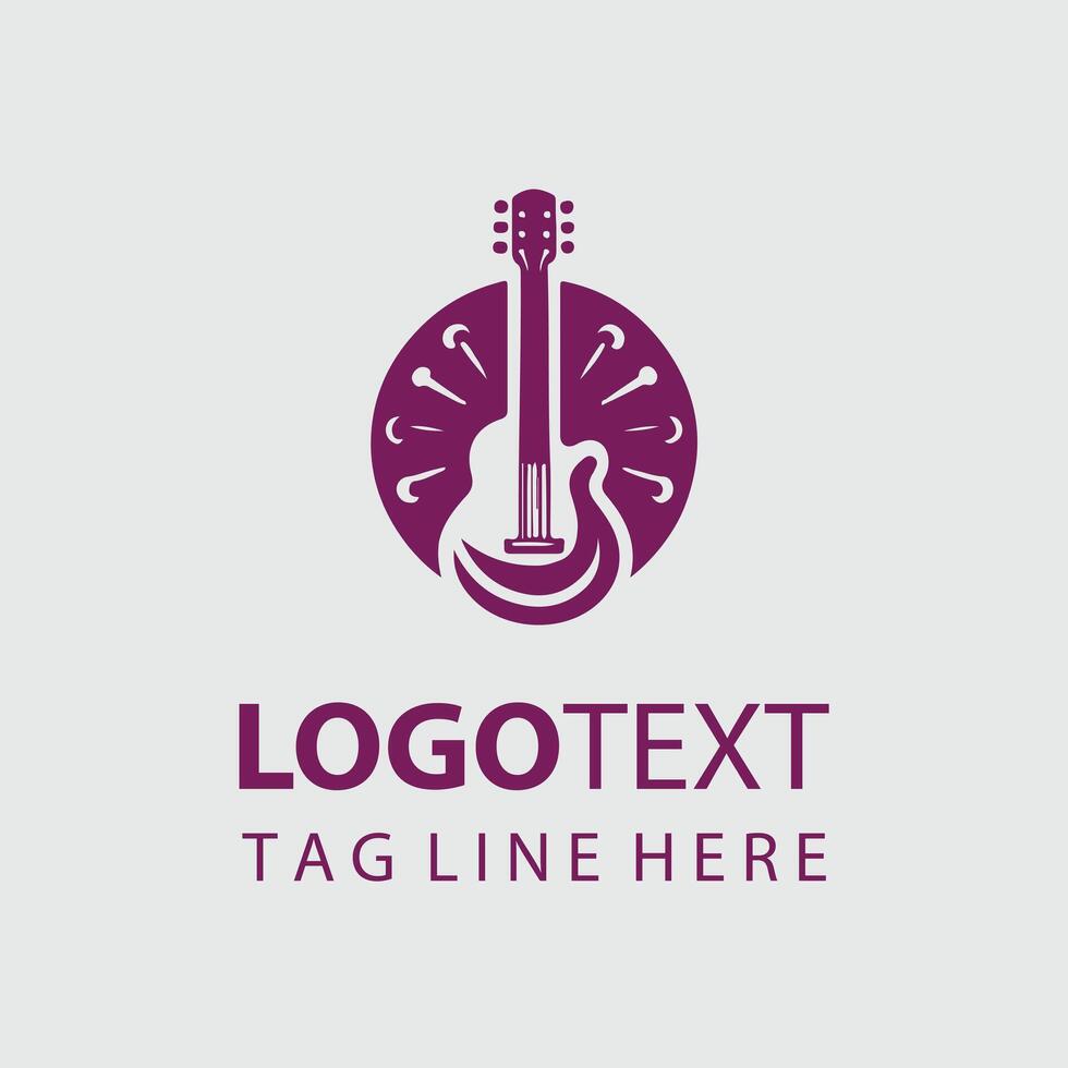 Sound Pulse Guiter Logo vector