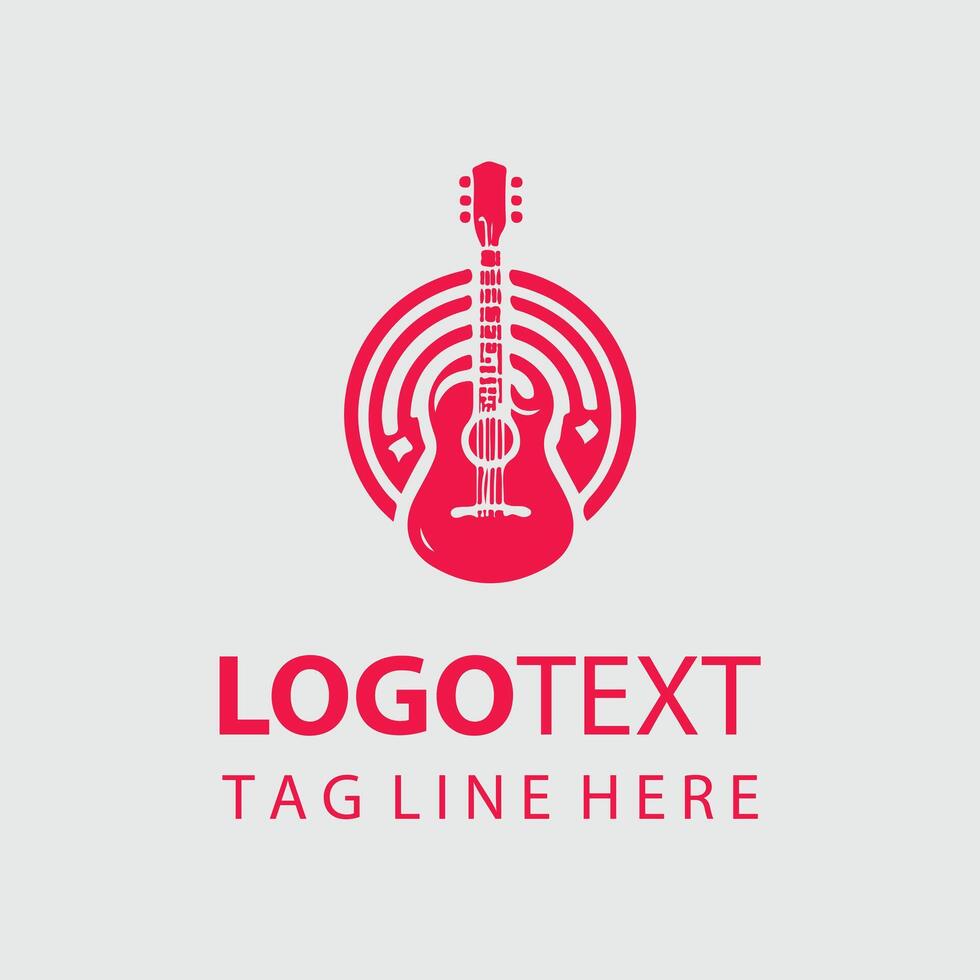 Pulse Guitar Logo vector