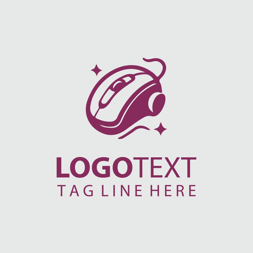 Precision Swipe Computer mouse design vector