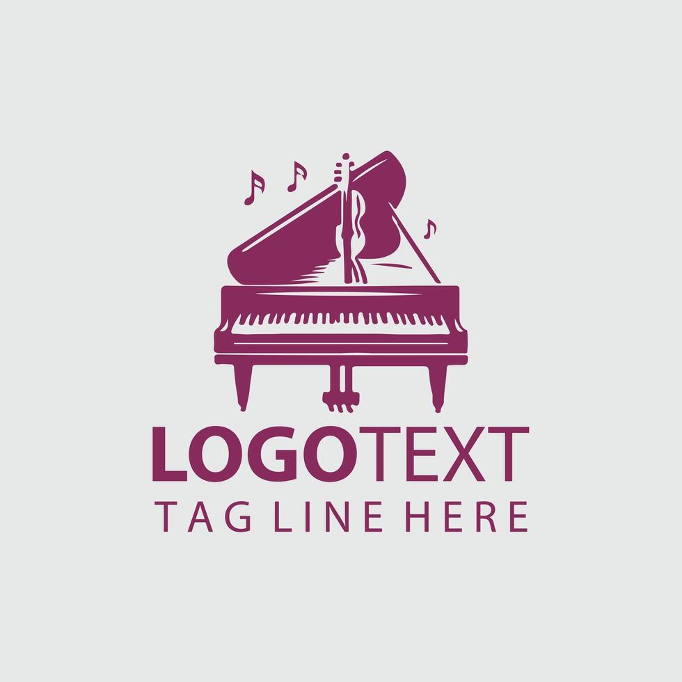 The Forte Chamber Pavilion Piano logo vector