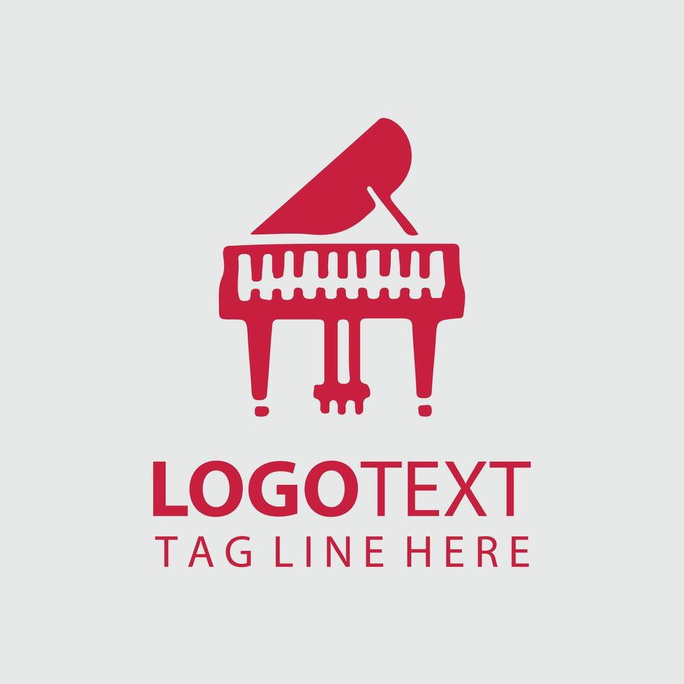 Ivory Pavilion Piano design vector