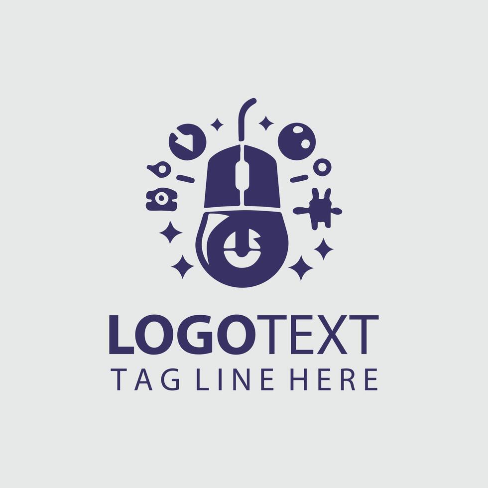 Hyper Click Computer mouse vector