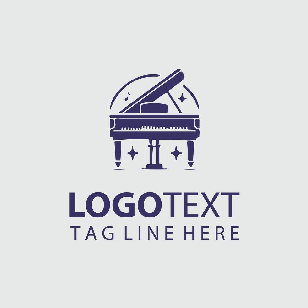 Pianist Pavilion Piano design vector
