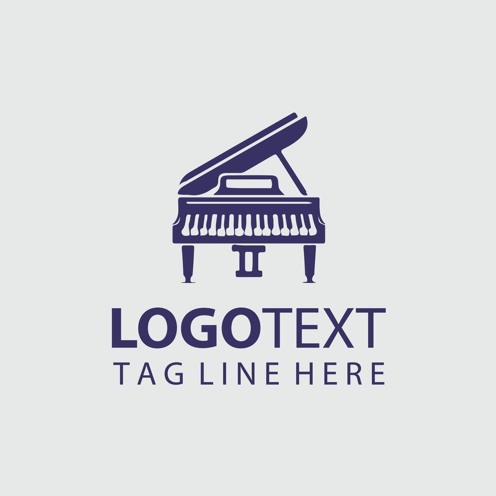Rhythm Pavilion Piano design vector