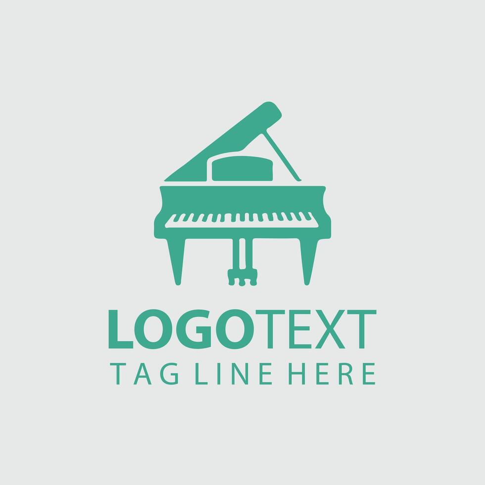 The Sound Pavilion Piano design vector
