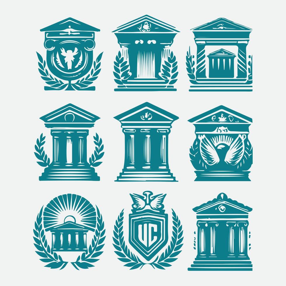 Imperial Classical Cloumn Collection Logo vector
