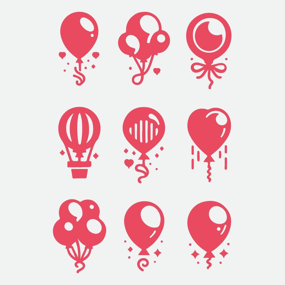 Cloud Rider Ballon collection logo vector