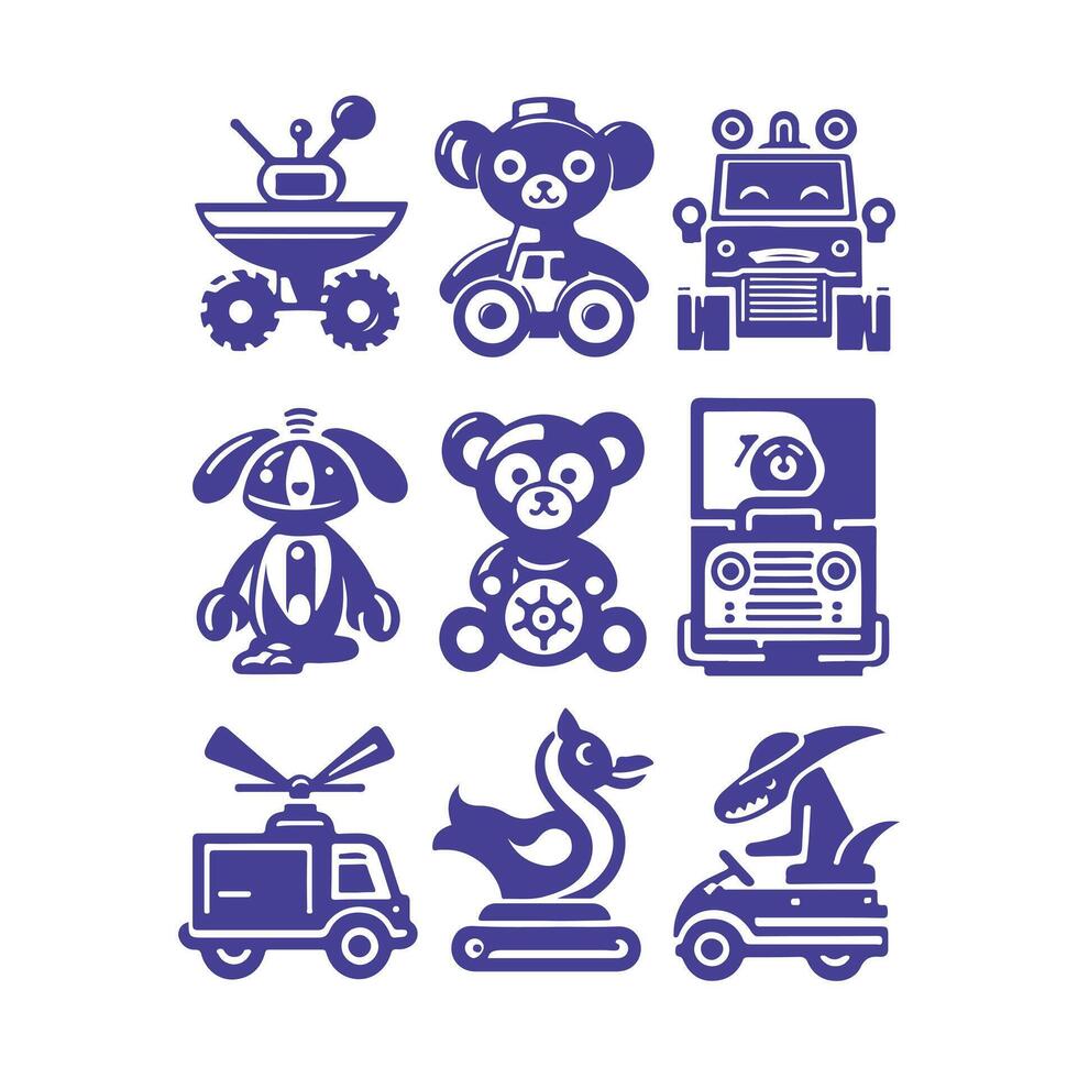 Little Fun Toy collection logo vector