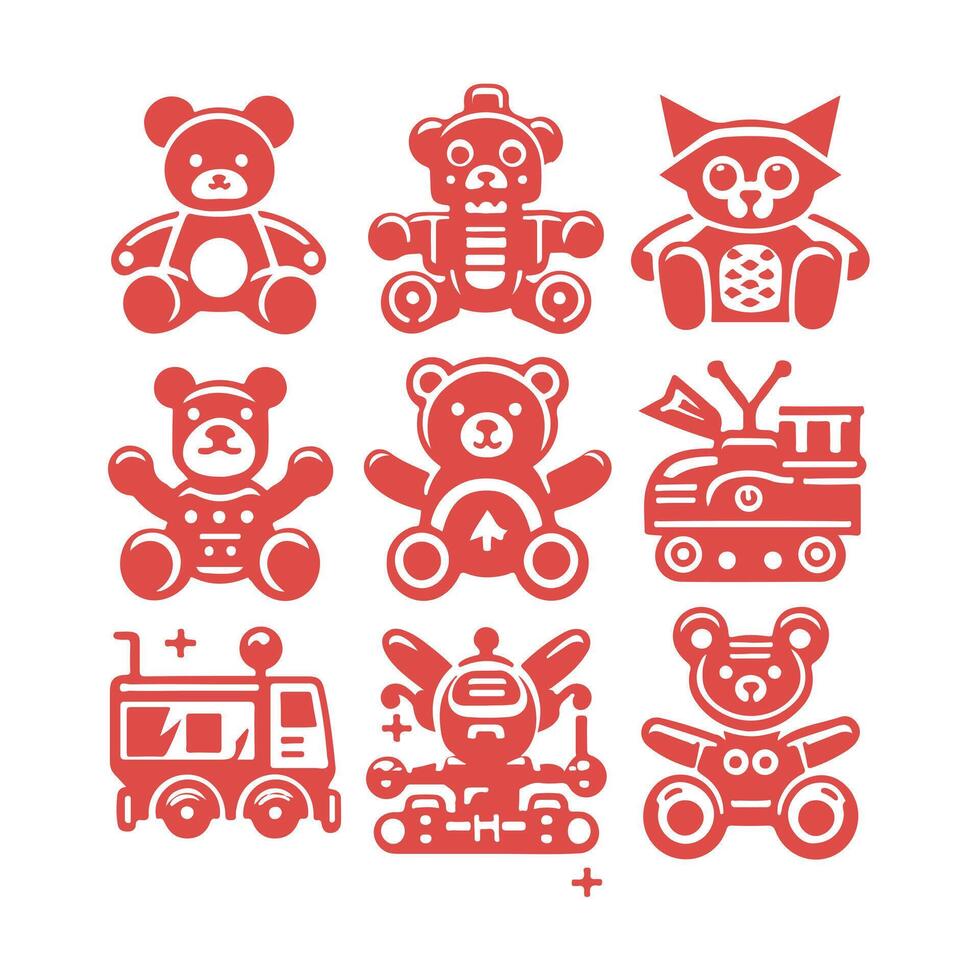 Kiddo Toys Toy collection logo vector