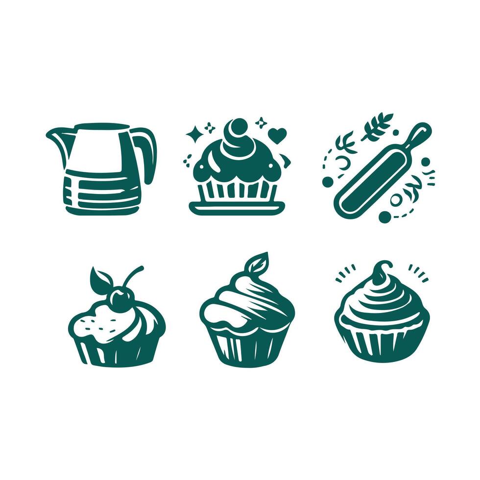 Sweet Crumbs Baking collection logo vector