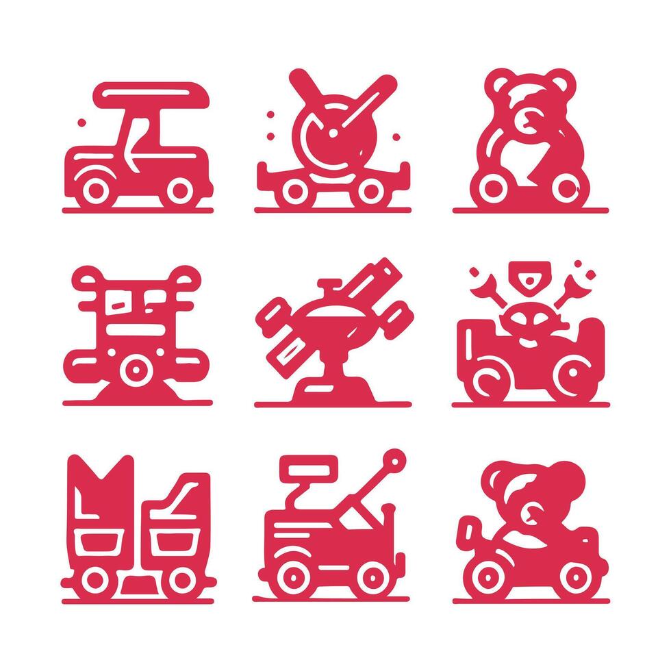 Toy Box Treasure Toy collection logo vector