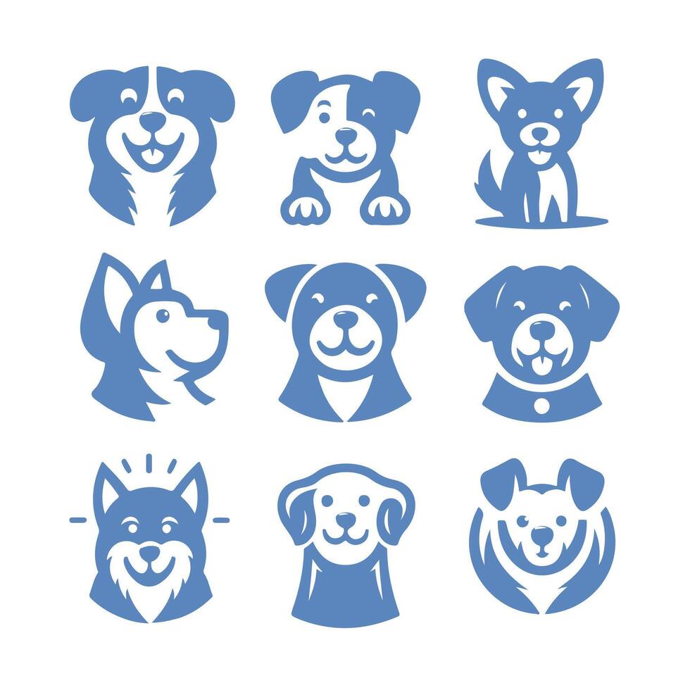 Pawsitive Vibes Friendly Dog collection logo vector