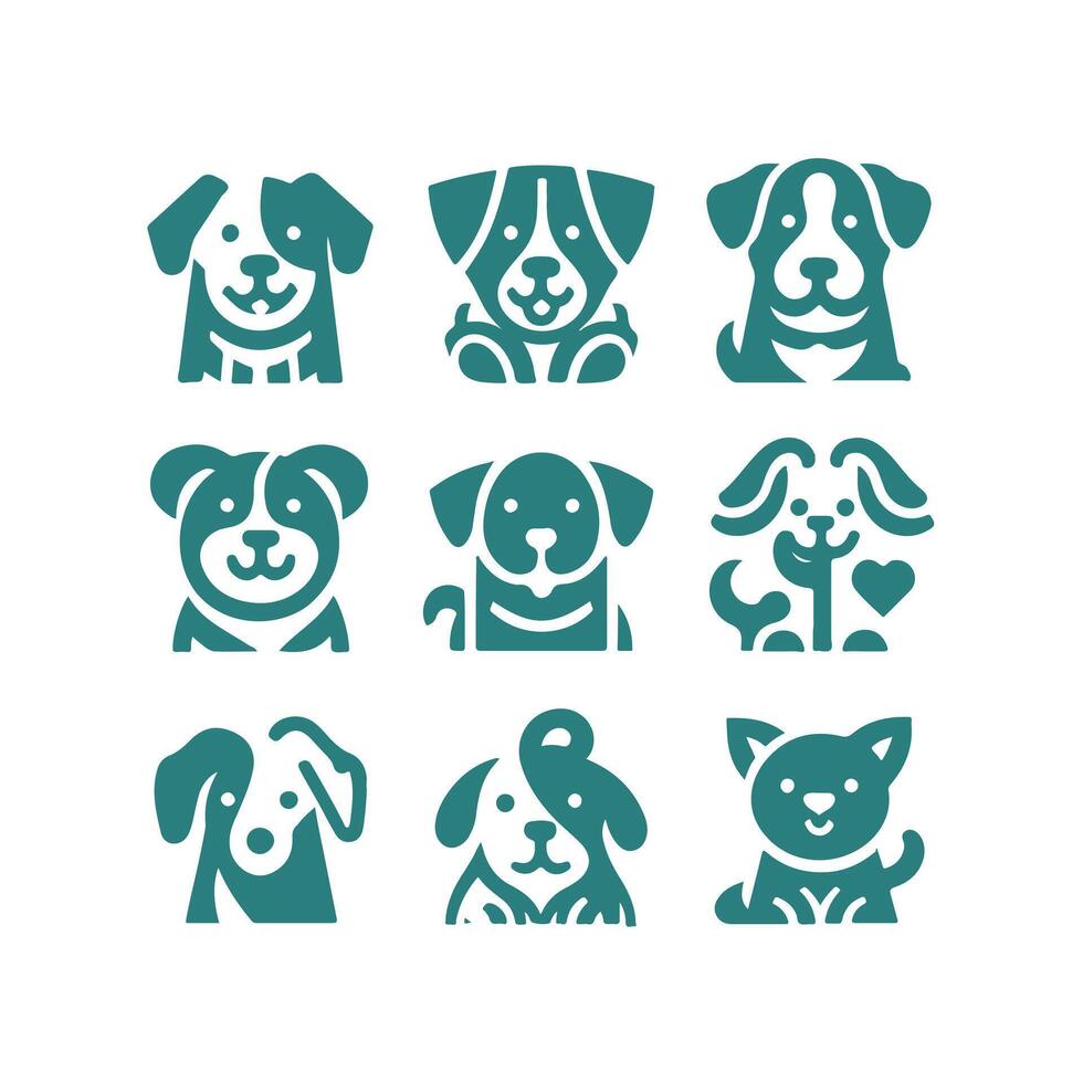 PupJoy Friendly Dog collection logo vector
