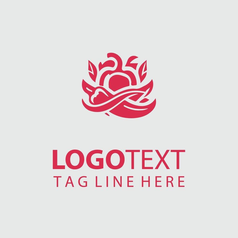 Lava Pepper Logo Design vector