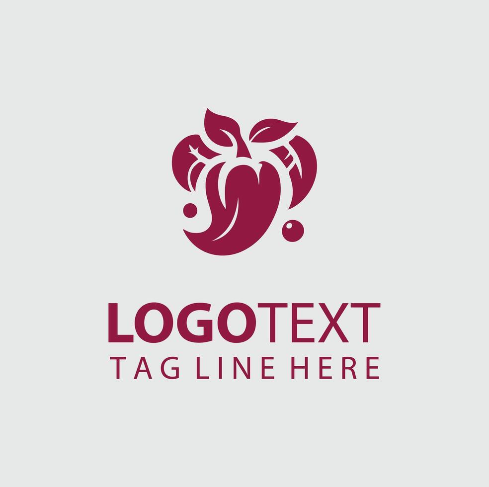 Scorch Bite Pepper Logo Design vector