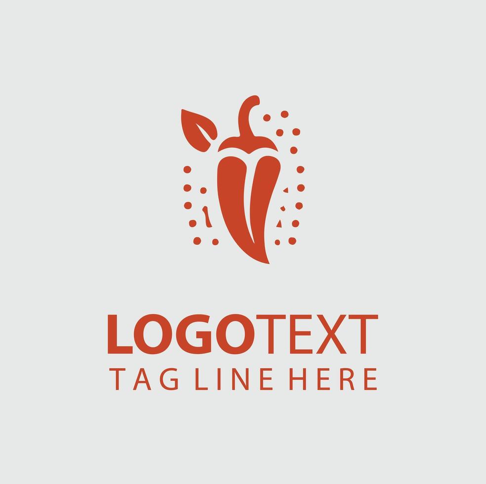 Pepper Crest Logo Design vector